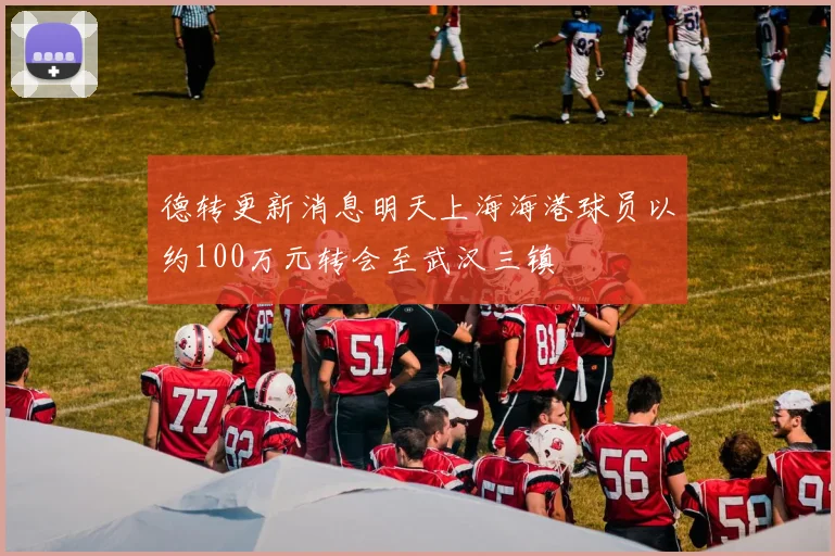 德转更新消息明天上海海港球员以约100万元转会至武汉三镇